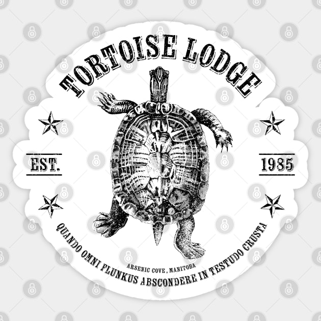 Tortoise Lodge (worn) [Rx-Tp] Sticker by Roufxis
